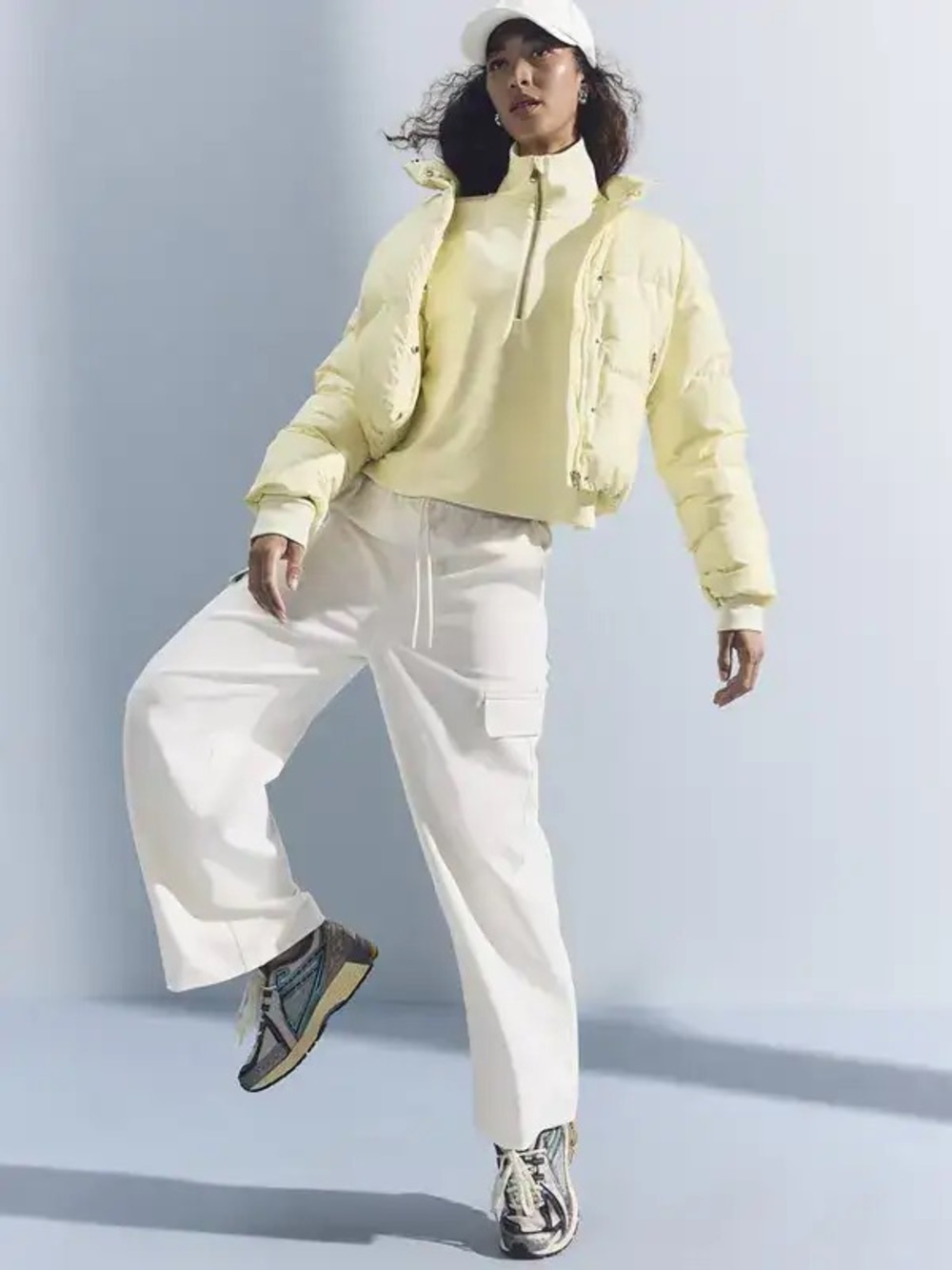 NWT Athleta Promenade Cargo Pant in Magnolia White Size Small